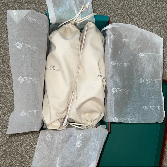 ❌SOLD❌ LORO PIANA WHITE GOLD LEATHER SUMMER CHARM LOAFER - Picture 7 of 16